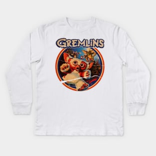 Gremlins Christmas Edition Kids Long Sleeve T-Shirt